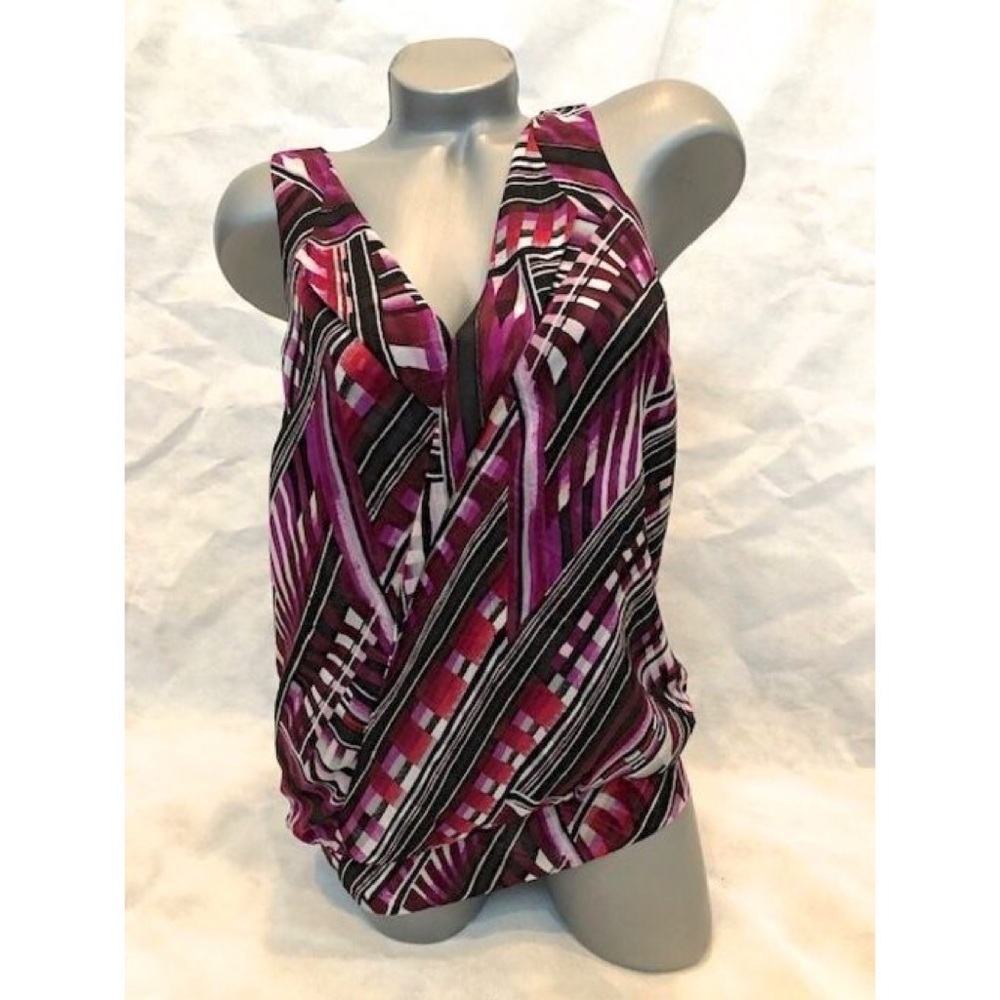 PINK PURPLE SURPLUS BLOUSE
